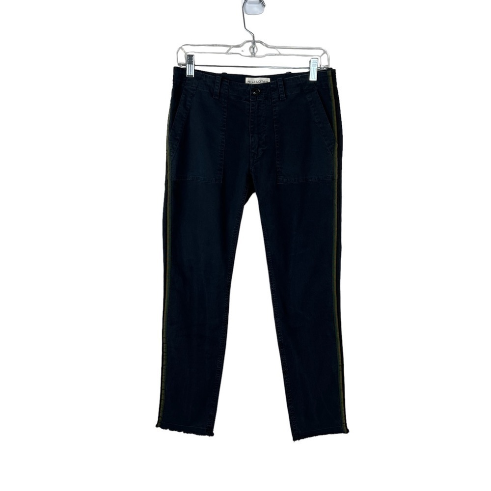 Nili Lotan Jenna Pant with Tape Side Ribbon